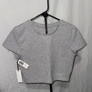 TNA Light Gray Women's Crop Top